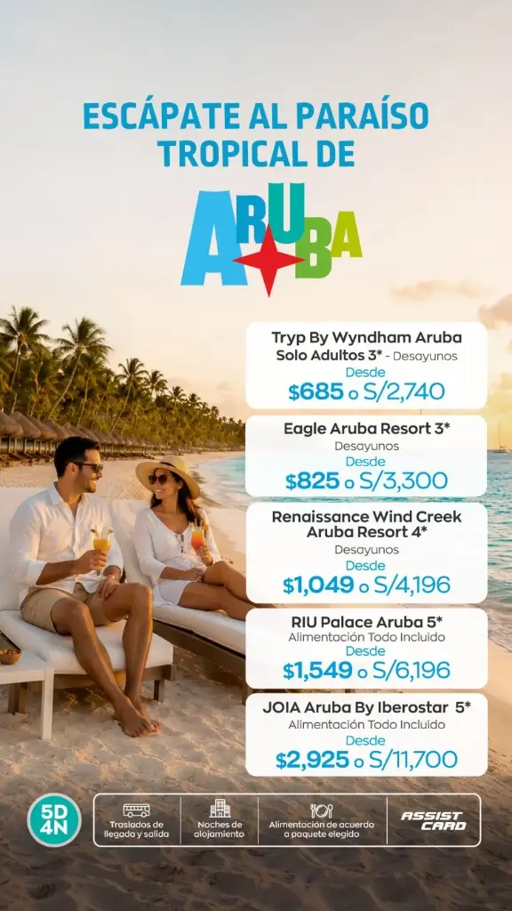 Escápate al Paraíso de Aruba