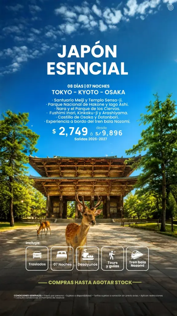 Japón Esencial Tokio, Kioto y Osaka