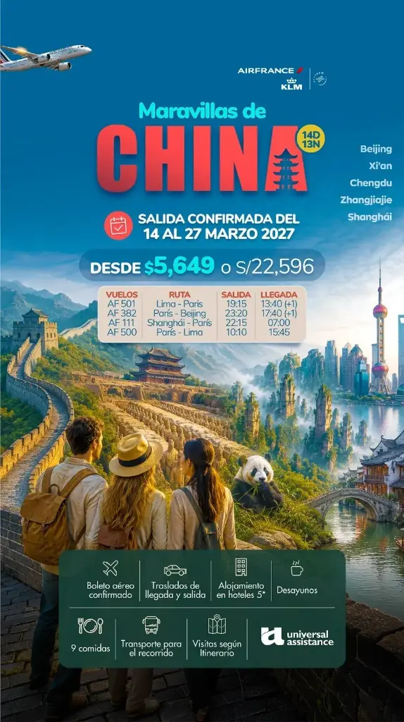 Maravillas de China con Vuelos Incluidos