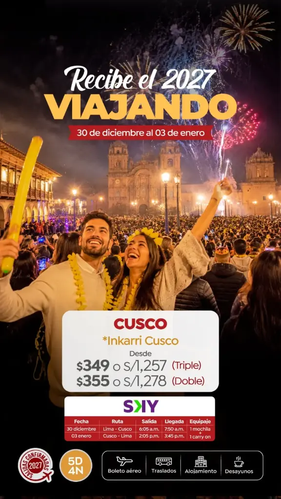 Año Nuevo 2027 Cajamarca con Star Perú